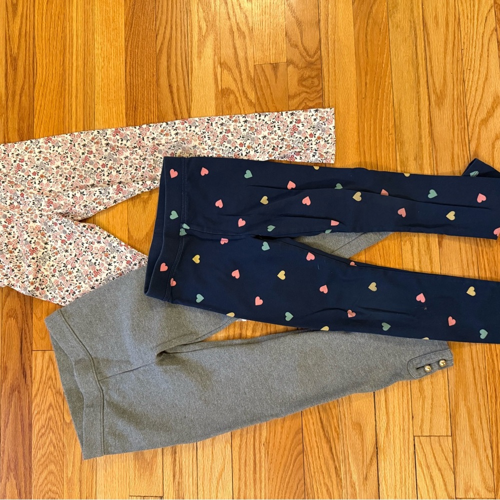 Janie and Jack Gray Leggings Soft Stretchy Bottoms